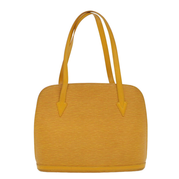 LOUIS VUITTON Epi Lussac Shoulder Bag Yellow M52289 LV Auth bs7593 - Picture 2 of 16